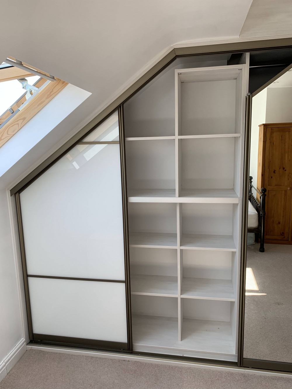 Loft sliding discount wardrobe doors