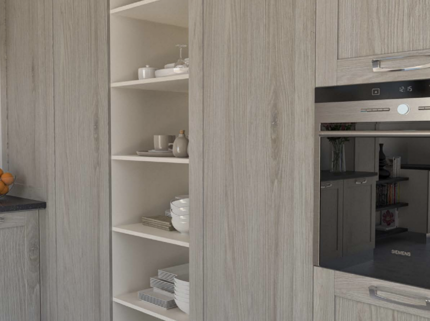 Wood Veneer Kitchen Doors Bergari